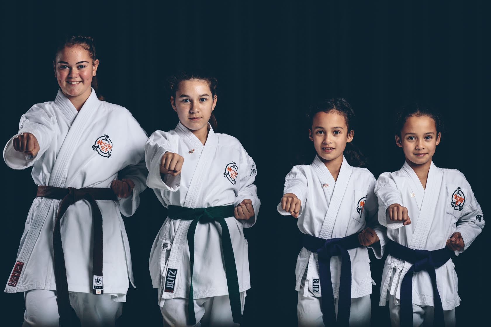Karate girls in GB squad 2017