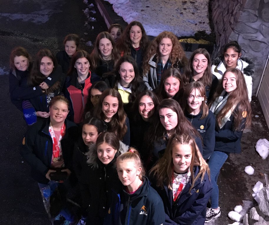 Burgess Hill Girls Ski Team 2019-20