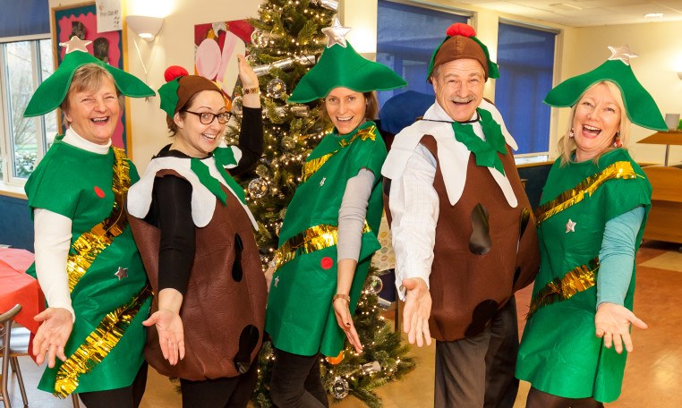 Burgess Hill Girls SLT Christmas dress up