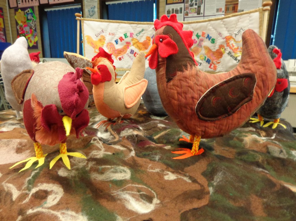 Burgess.Hill.Girls.Winning.Chickens.Festival.of.Quilts