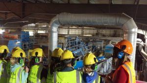 Junios School Visit to Ford Materials Recycling Facility