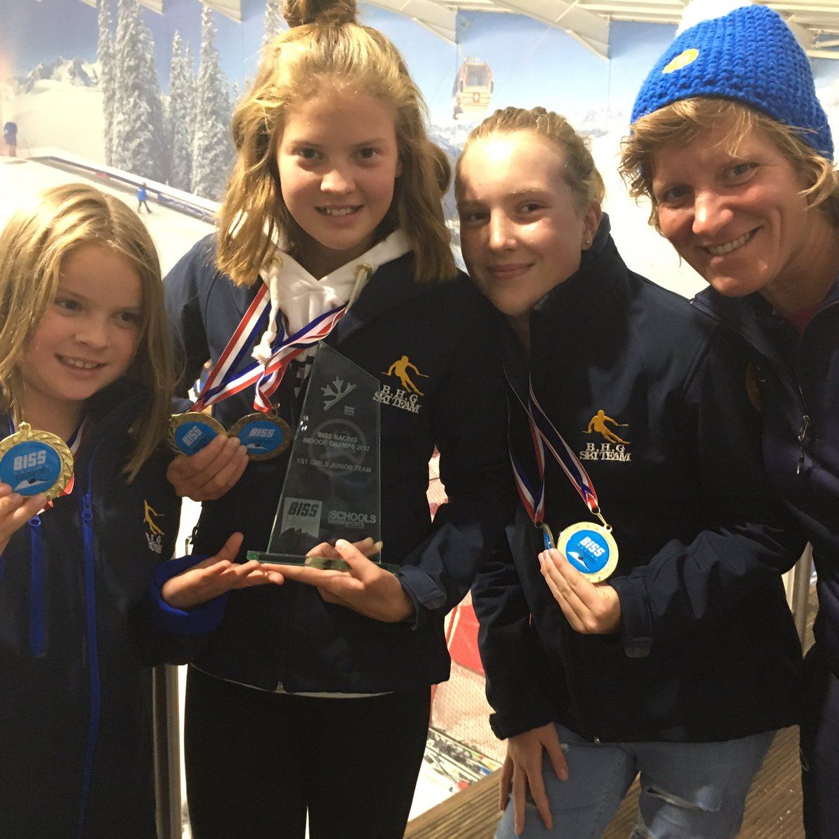 Skiing Champs Burgess Hill Girls Juniors