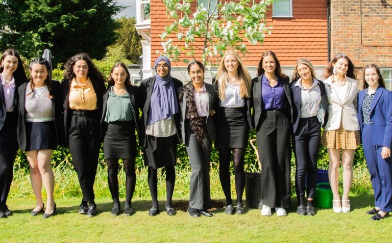 Some of the Upper Sixth Burgess Hill Girls