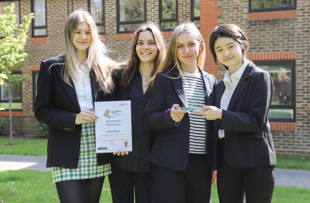 Students At Burgess Hill Girls Raise Over £4,000 For St Catherine’s Hospice Year 12 Team