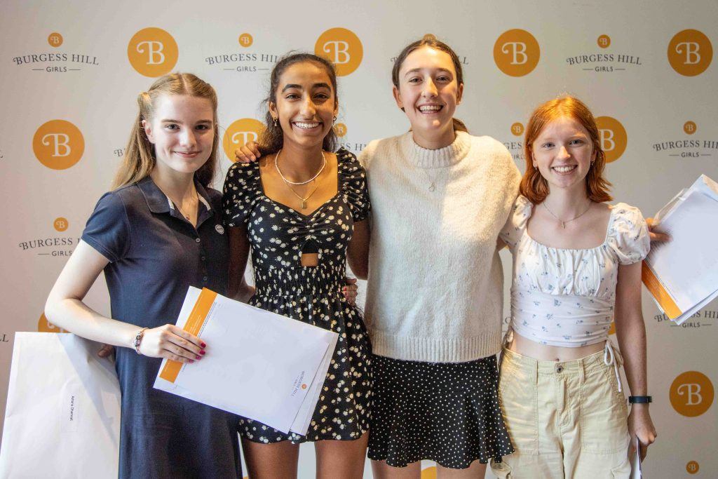 Lucia Ashana Hannah Melissa Top GCSE Results 2023 Burgess Hill Girls