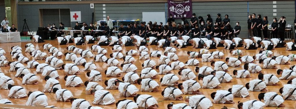 Renshinkan Karate Tournament Inauguration Ceremony Hiroshima Japan