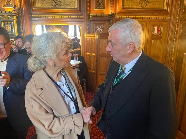 Dionne Flatman Meeting Sir Lindsay Hoyle
