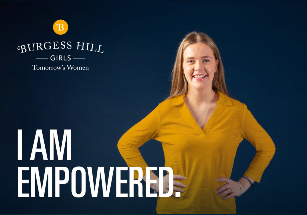 Burgess Hill Girls Ad I Am Empowered May 2024