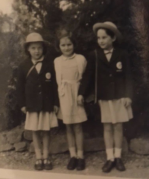 Cousin Kristina, Belinda and Joanna 1953
